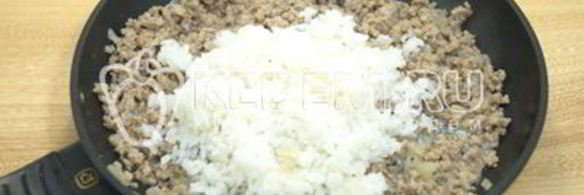 блины с мясом и рисом