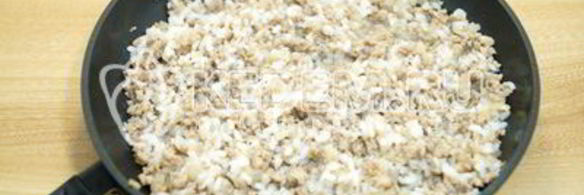 блины с мясом и рисом