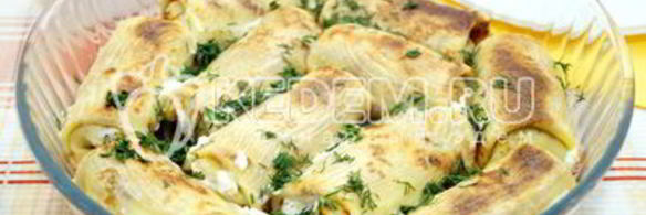 блины с мясом и рисом