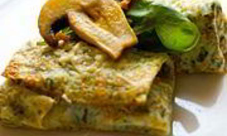 Рецепт блинов с начинкой из шампиньонов