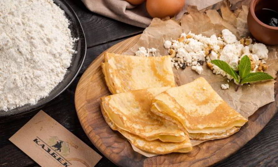 Рецепт блинов с надуги