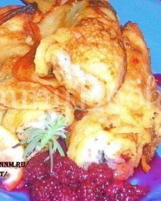 Блины с рисом и изюмом