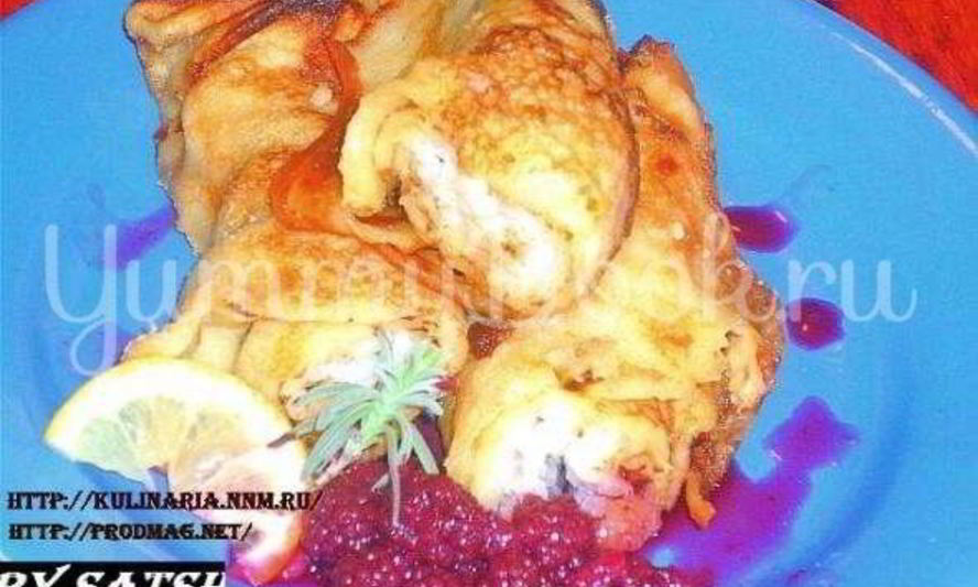 Рецепт блинов с рисом и изюмом