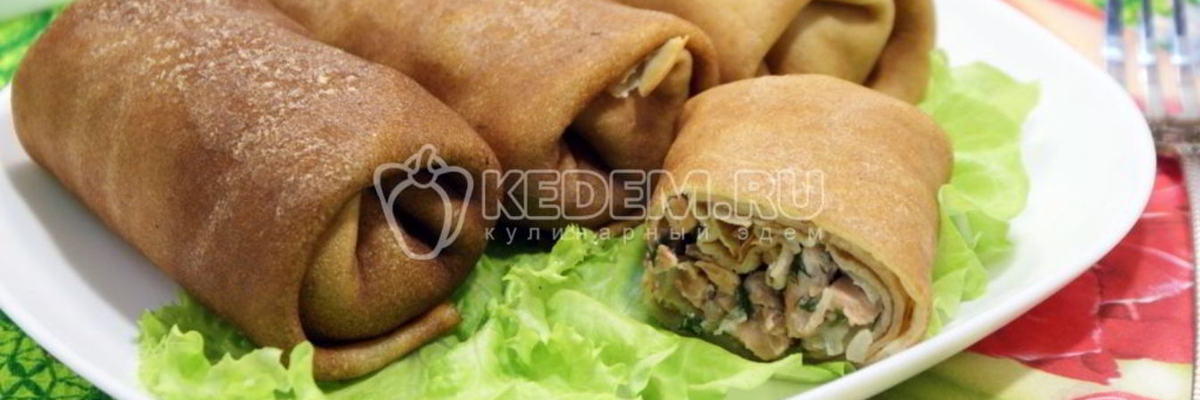 Блины с рыбой