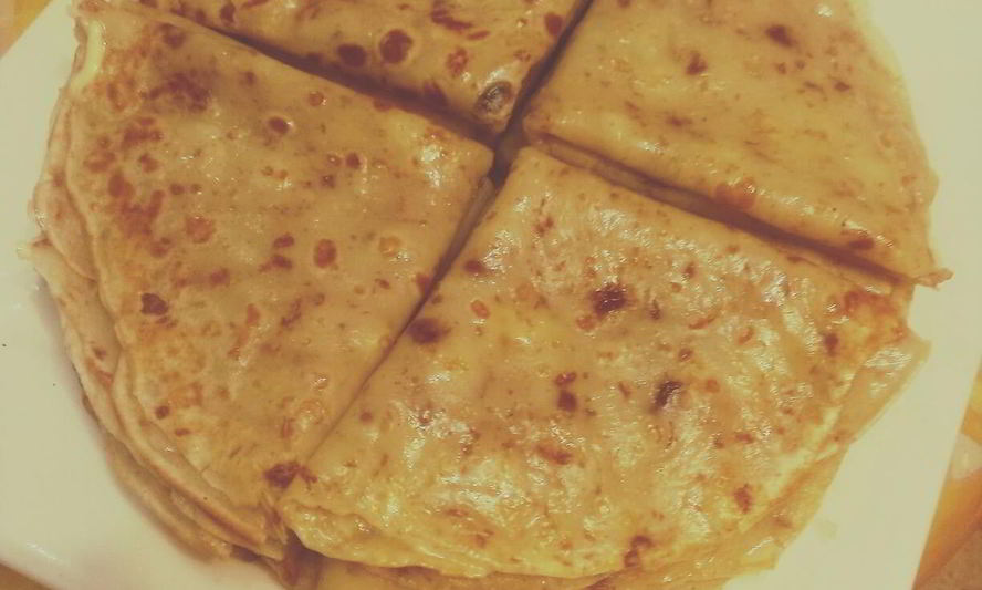 Рецепт блинов с шоколадным припеком