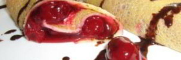 блины с вишней