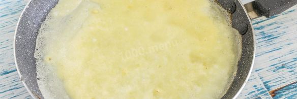 блины с яблоками внутри