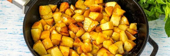 блины с яблоками внутри