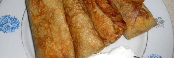 блины старорусские с гречневой кашей