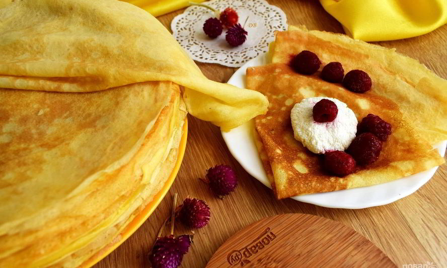 Рецепт блинов тонких классических