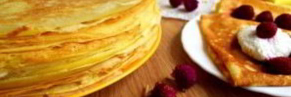 блины тонкие классические