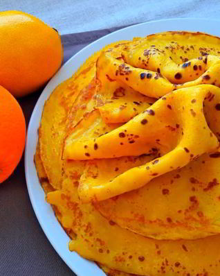 Блины тыквенные