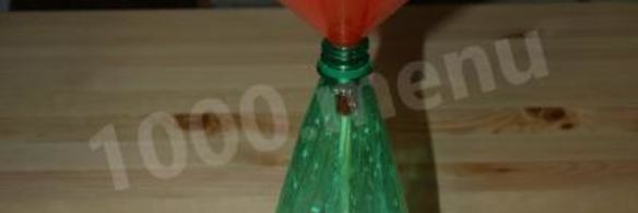 блины в бутылке с молоком