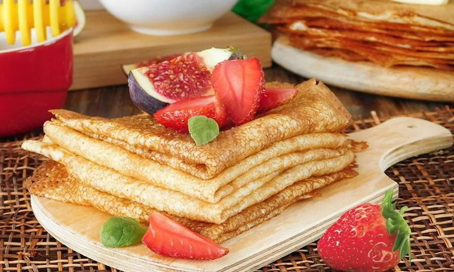 Рецепт блинов заварных на кефире и на кипятке