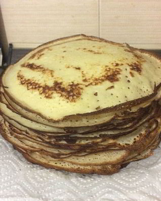 Быстрые тонкие блины