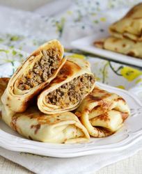 Блины с бананом