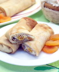 Блины с творогом