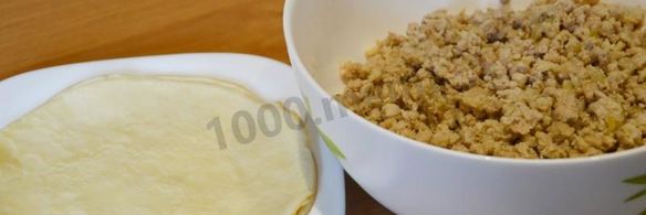 фаршированные блины с фаршем