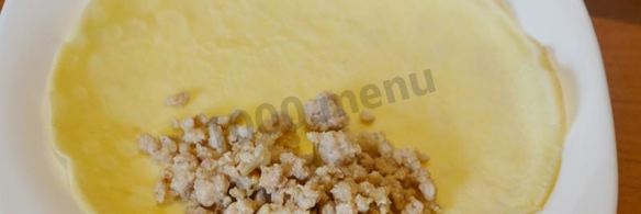 фаршированные блины с фаршем