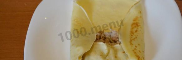 фаршированные блины с фаршем