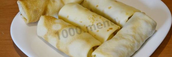 фаршированные блины с фаршем