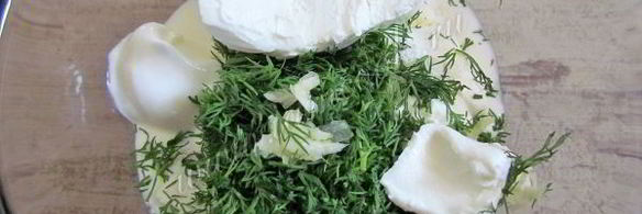 гречневые блины с красной рыбой и творожным кремом