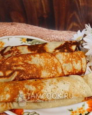 Кислые блины на дрожжах