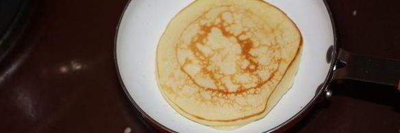 лимонные блинчики на сметане