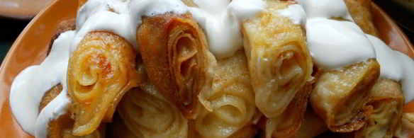 налистники с творогом