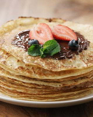 Нежные ажурные блины на молоке