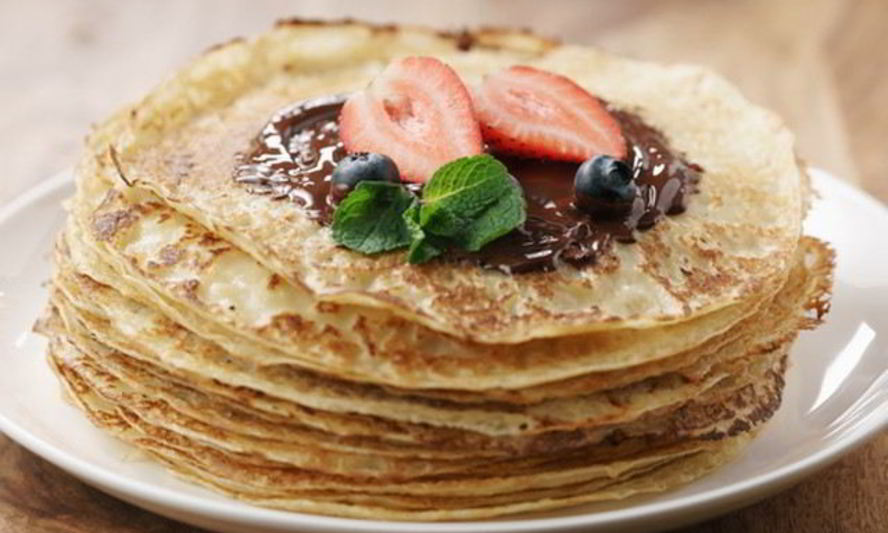 Рецепт нежных ажурных блинов на молоке