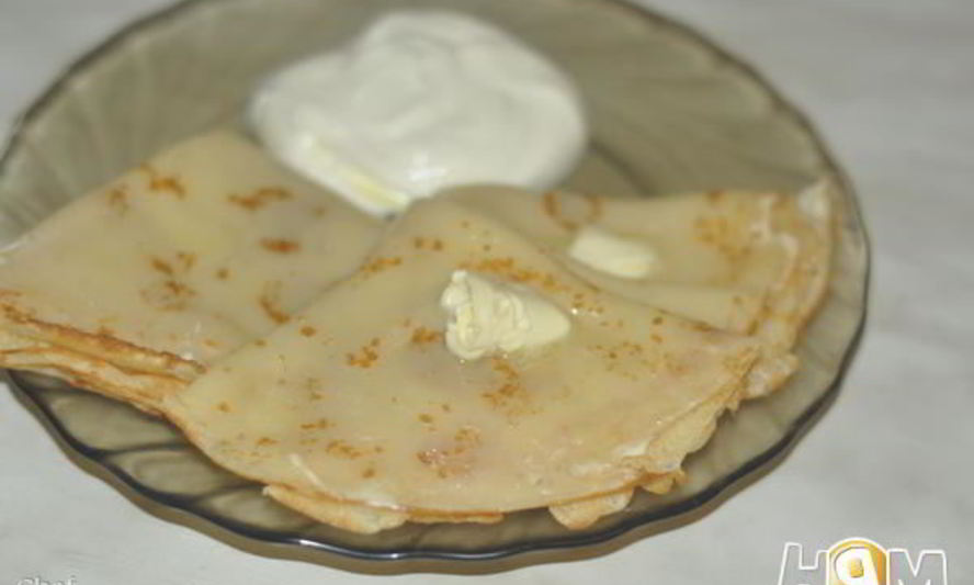 Рецепт нежных блинчиков