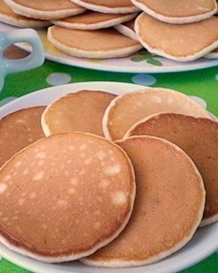 Панкейки на молоке к завтраку