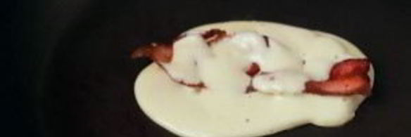 панкейки с беконом