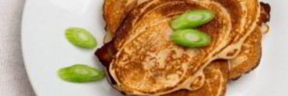 панкейки с беконом