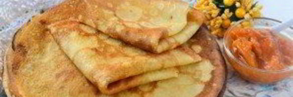 простые блины на молоке