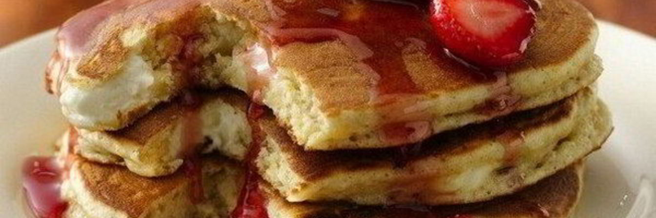 Пышные панкейки к завтраку