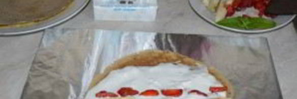 шоколадные блинчики с мороженым