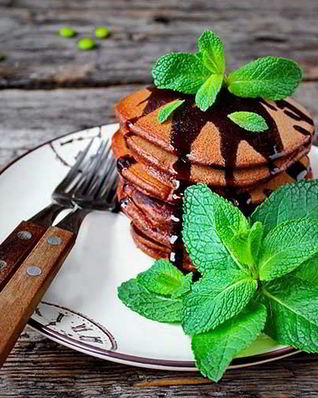 Шоколадные панкейки