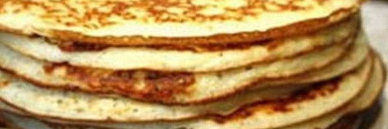 Толстые блины на кефире