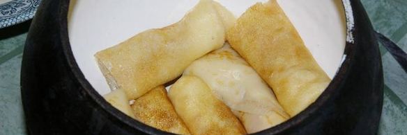 тоненькие блинчики налистники с творогом