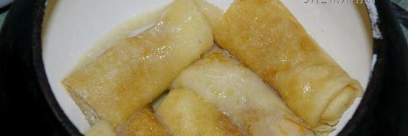 тоненькие блинчики налистники с творогом