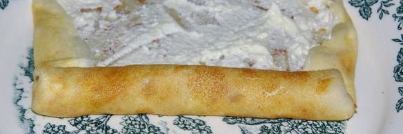 тоненькие блинчики налистники с творогом
