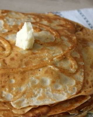 Тонкие блины на кислом молоке