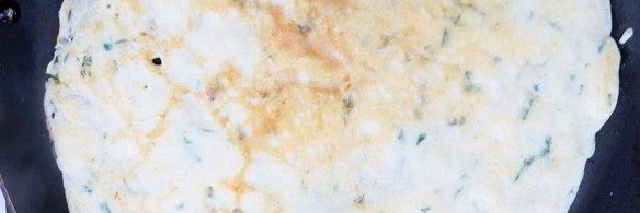 творожные блинчики с зеленью