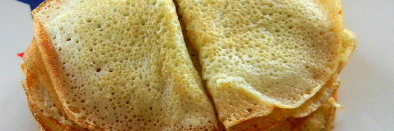 Заварные блины на кефире