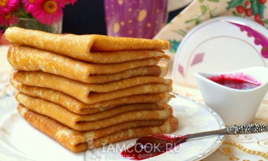 Рецепт заварных блинов на кислом молоке