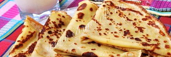 заварные блины на молоке и кипятке