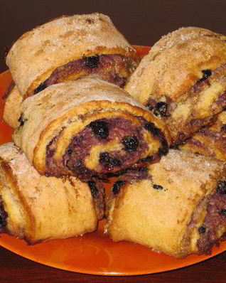 Булочка Черничный привет с Селигера