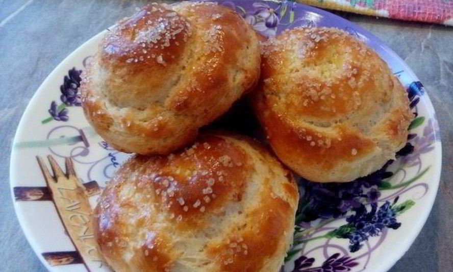 Рецепт булочек из творожного теста